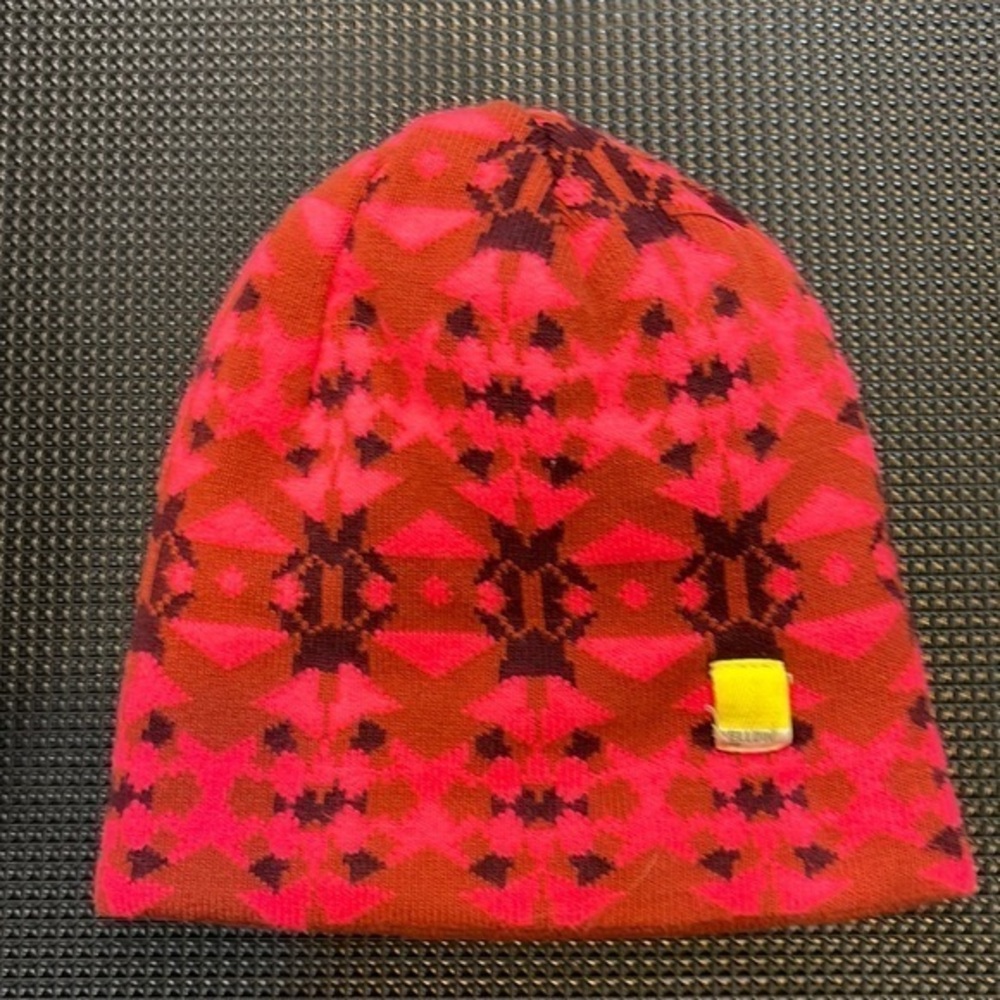 Yellow 108 Beanie Reversible Hat